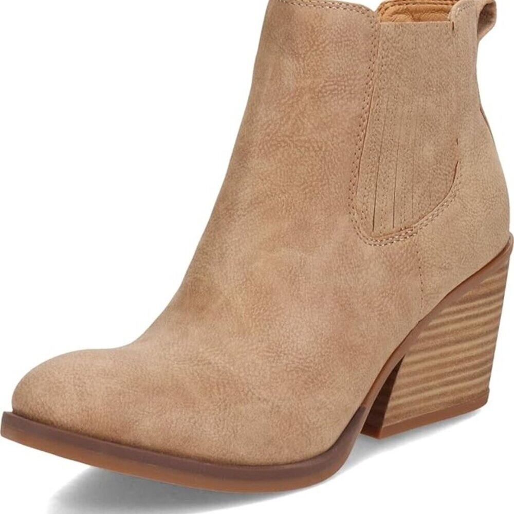 12 - Kork-Ease Hadley Block Heel Booties size 9.5